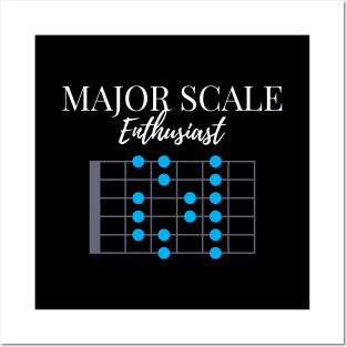 Major Scale Enthusiast Dark Theme Posters and Art